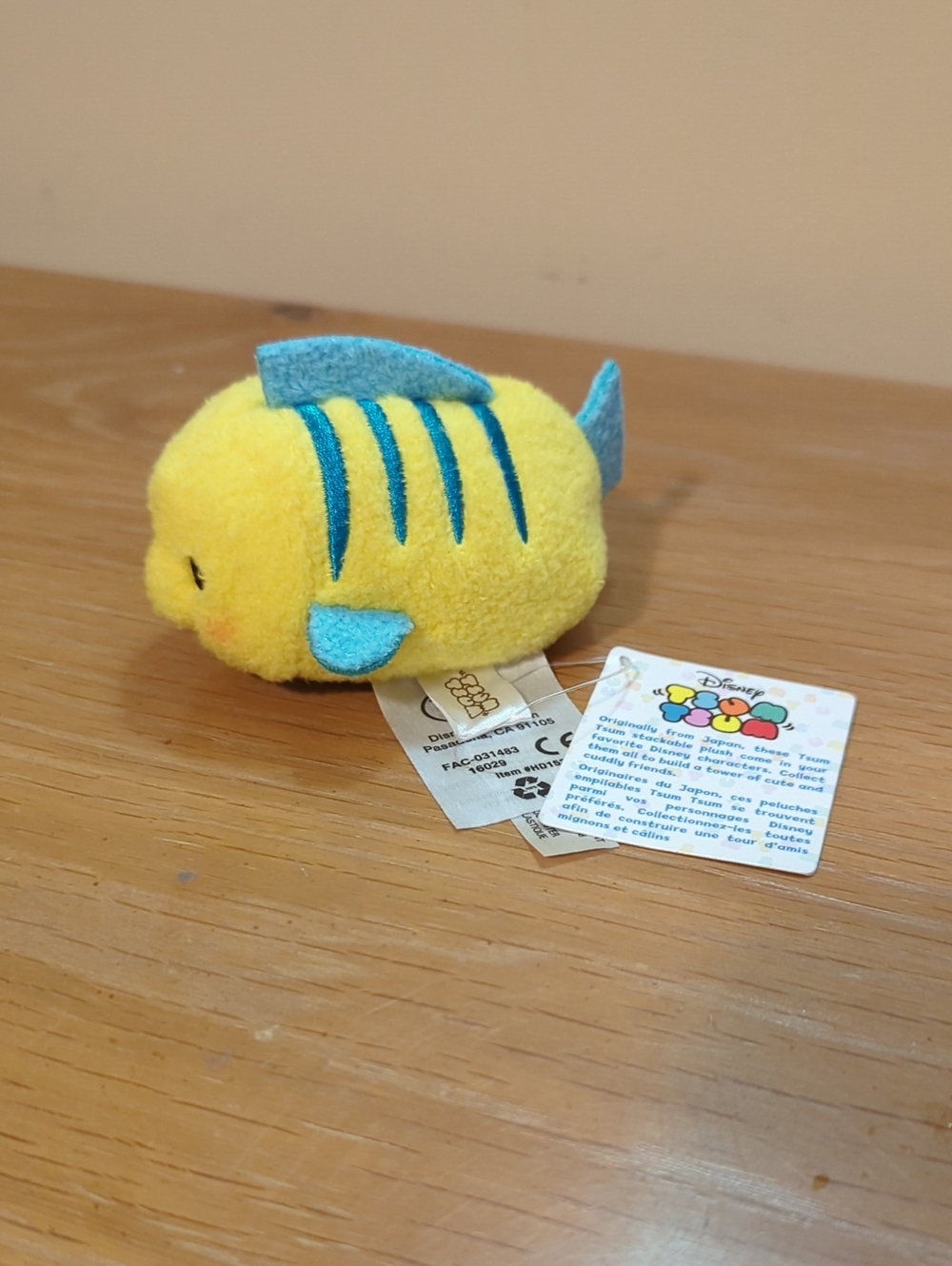 Disney Tsum Tsum Mini Plush Little Mermaid Flounder New